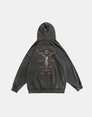 MADEEXTREME 'The Lord' Washed Hoodie