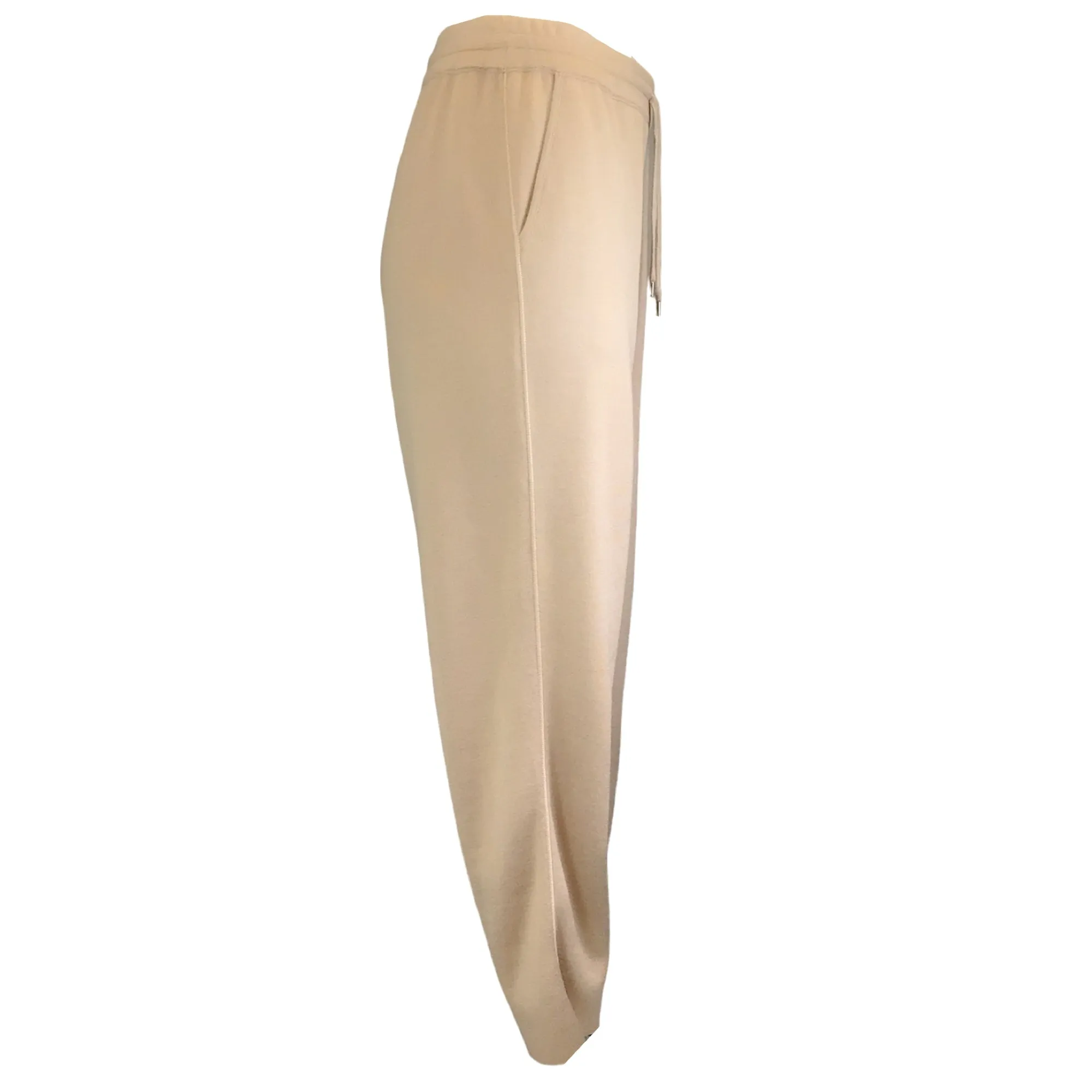 Maison Ullens Tan Pallas Cashmere and Silk Knit Pants