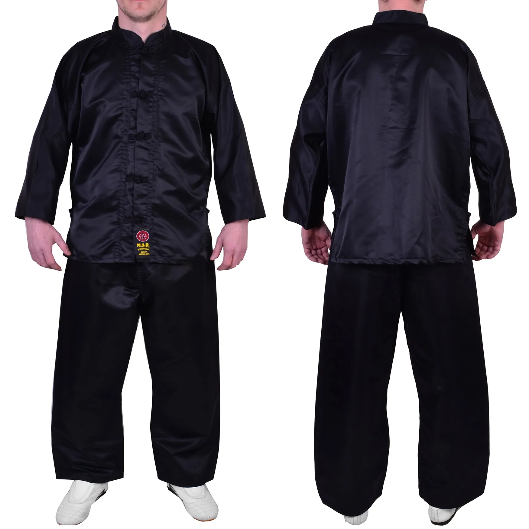 MAR-047B | Martial Arts Kung-Fu Uniform (Black)