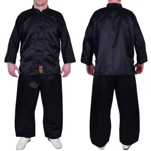 MAR-047B | Martial Arts Kung-Fu Uniform (Black)