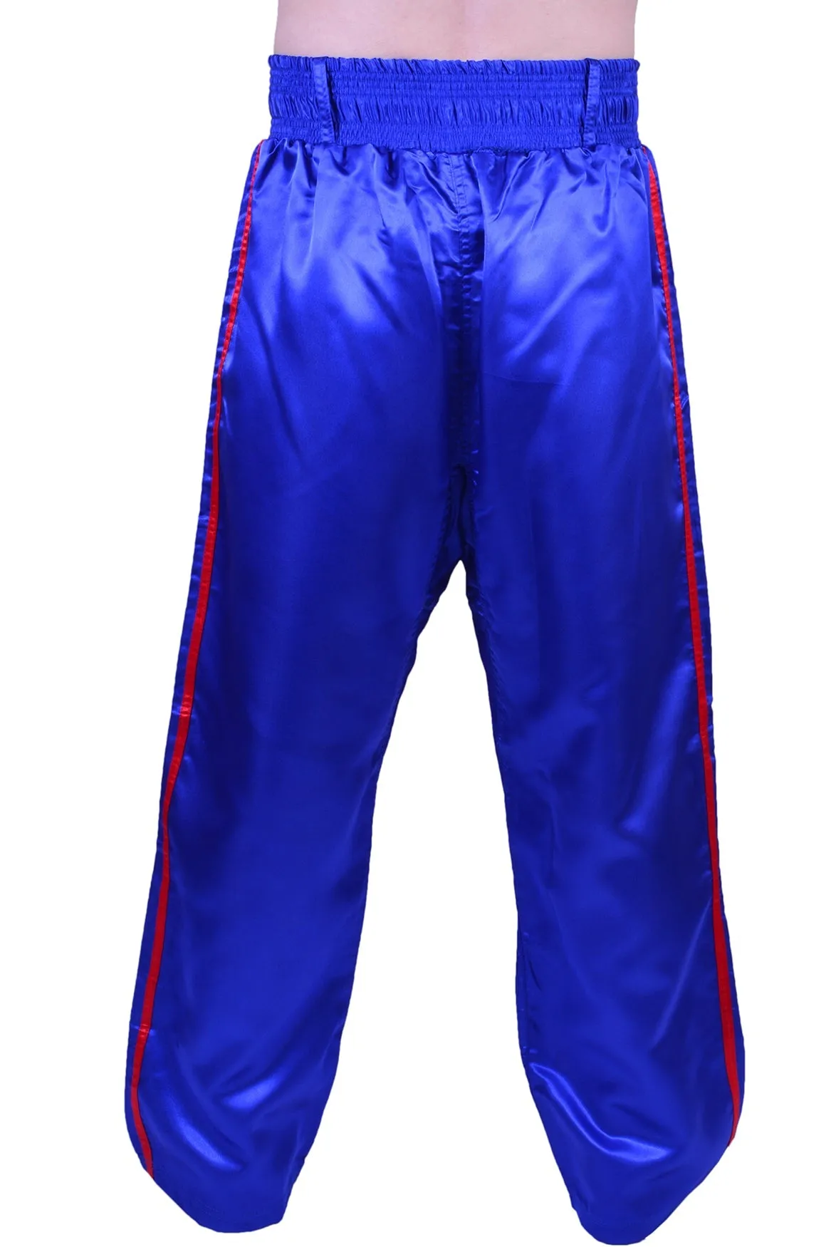 MAR-089B | Full Contact Blue Red Kickboxing & Freestyle Trousers