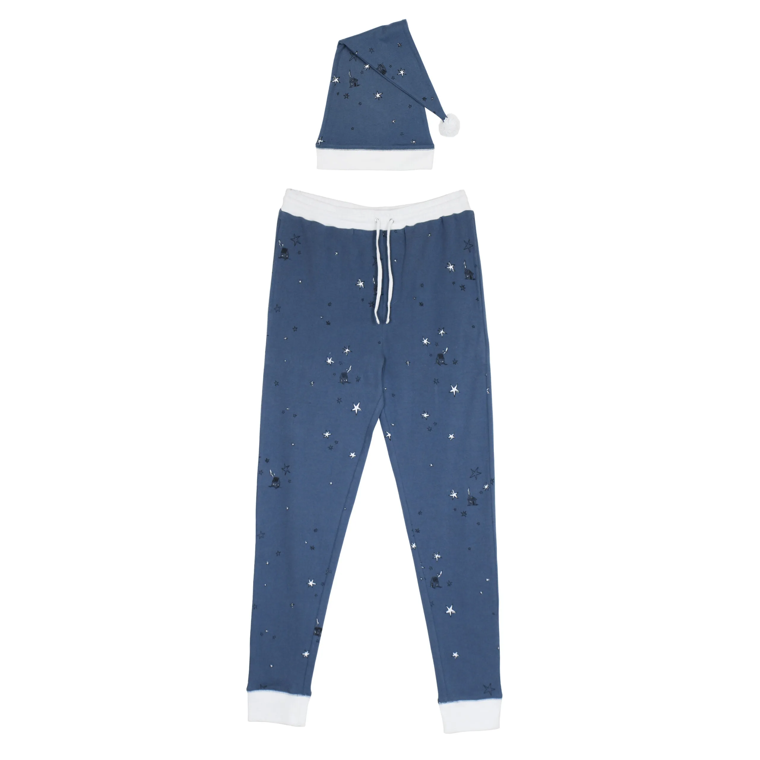 Men's Organic Holiday Jogger & Cap Set