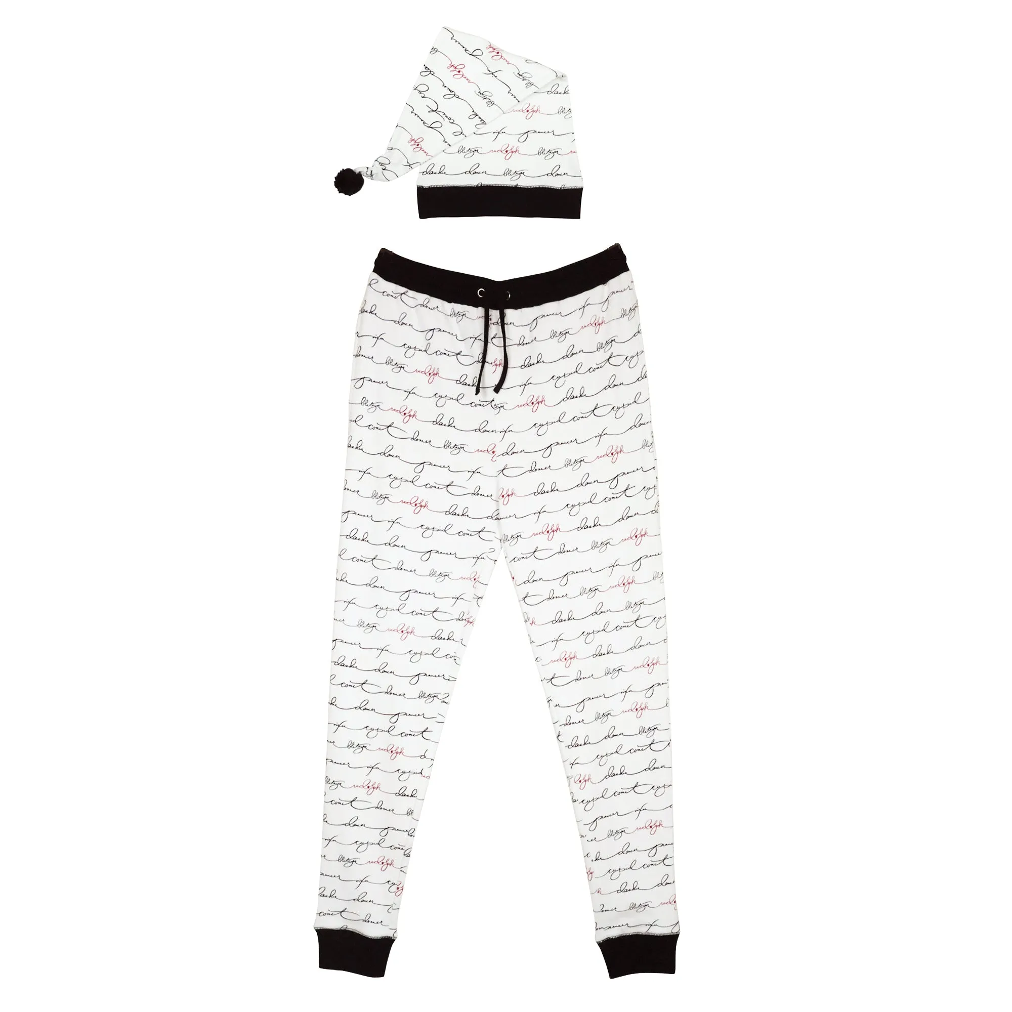 Men's Organic Holiday Jogger & Cap Set