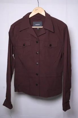 Mexx Brown Button Down Jacket – Small