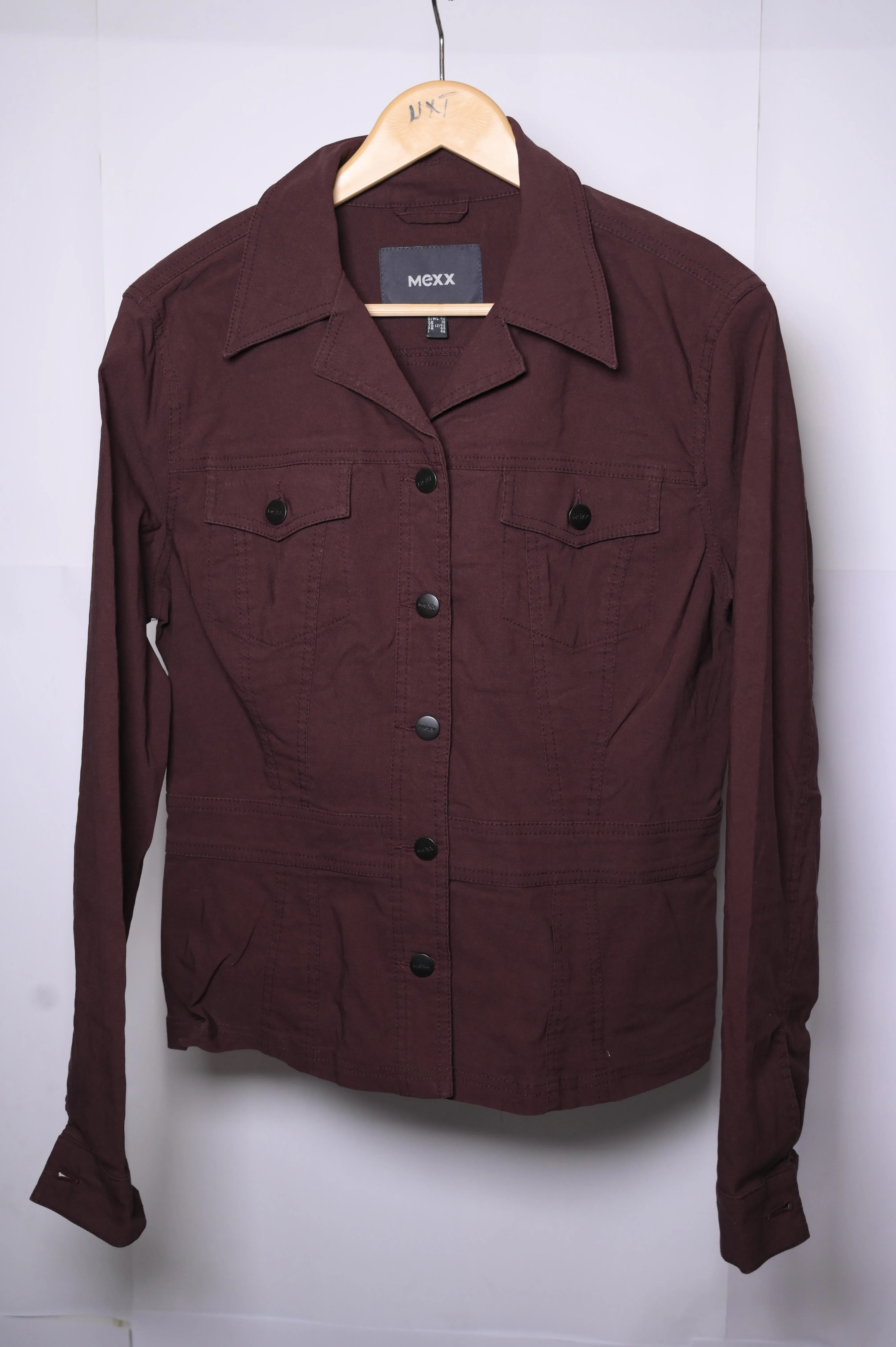 Mexx Brown Button Down Jacket – Small