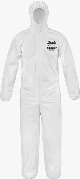 MicroMax™ NS CE individually packaged coverall with elastic hood, cuffs, waist and ankles