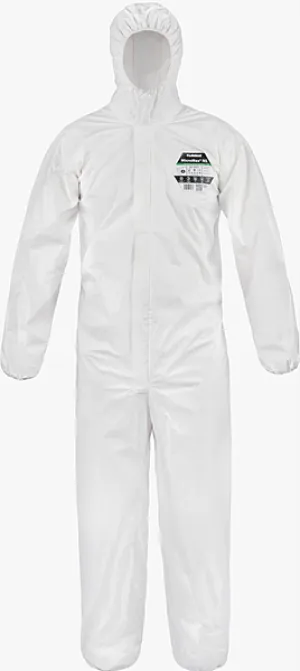 MicroMax™ NS CE individually packaged coverall with elastic hood, cuffs, waist and ankles