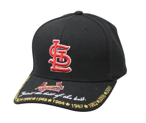 Mitchell & Ness Men's Saint Louis Cardinals Against The Best Pro Snapback Hat, Black