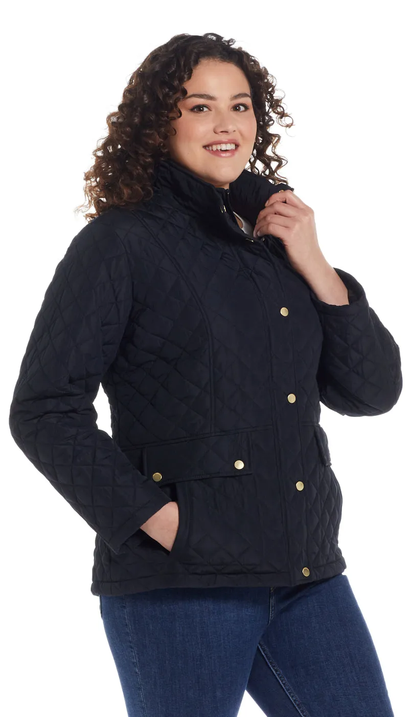 MODERN QUILTED BARN JACKET