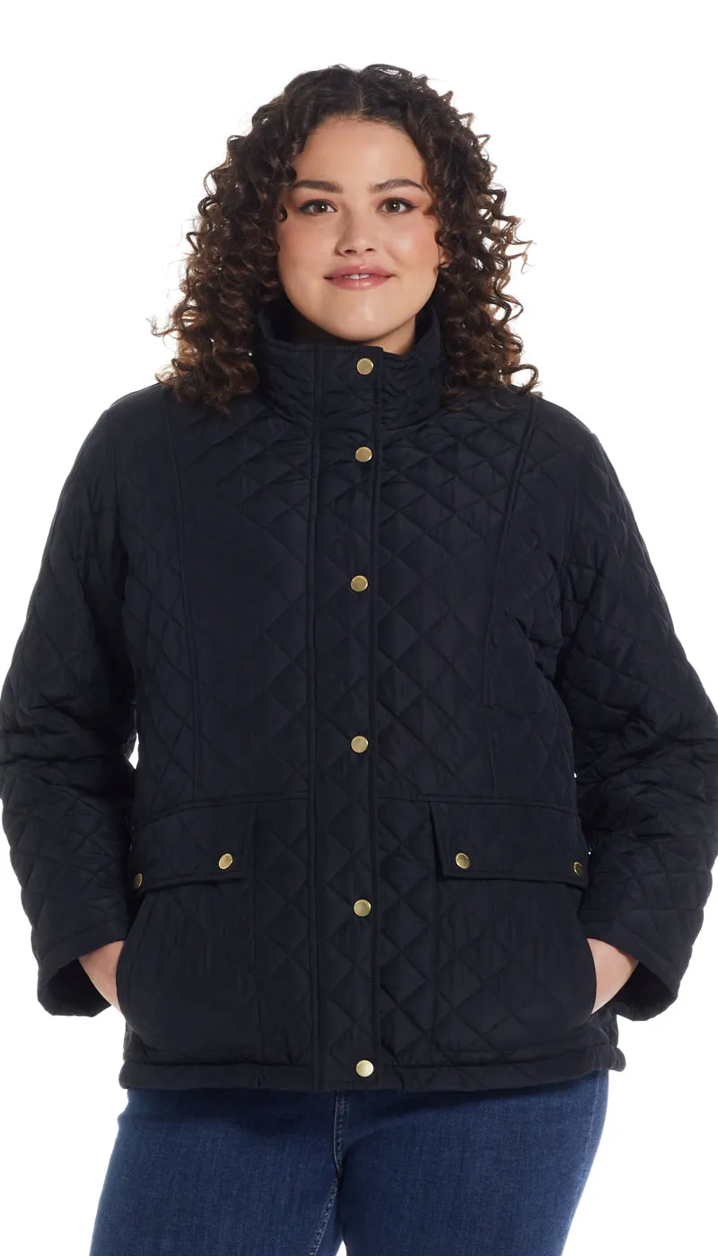 MODERN QUILTED BARN JACKET