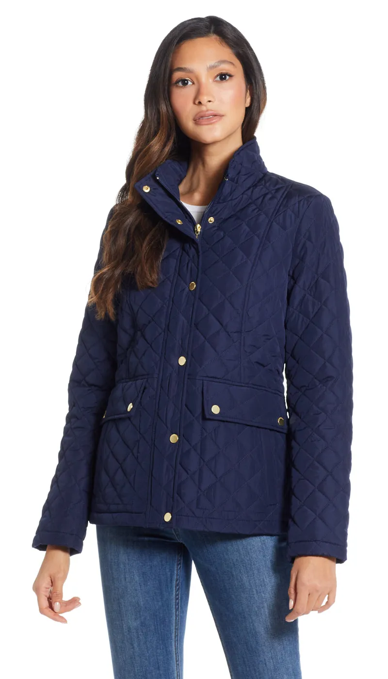 MODERN QUILTED BARN JACKET