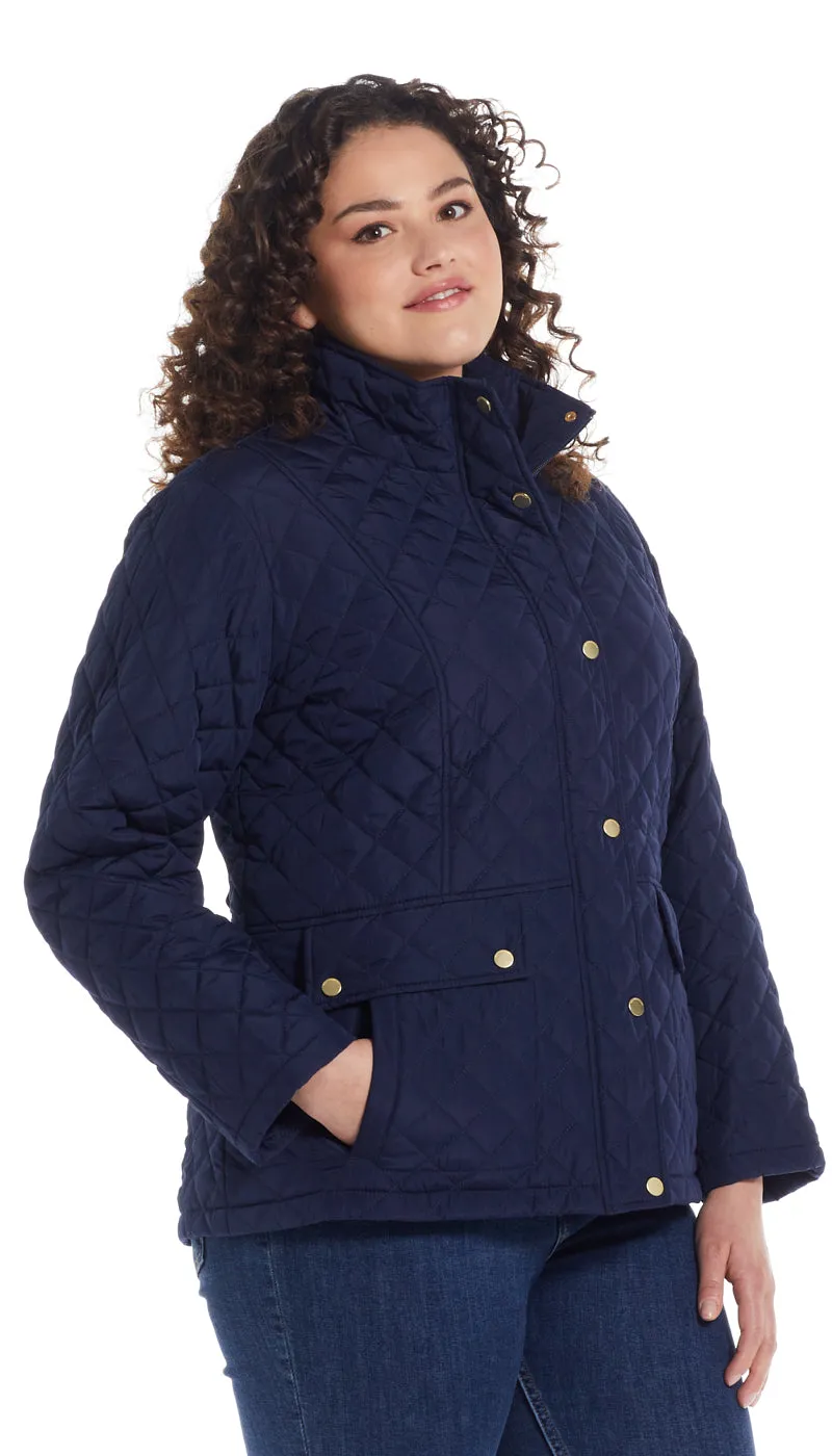 MODERN QUILTED BARN JACKET