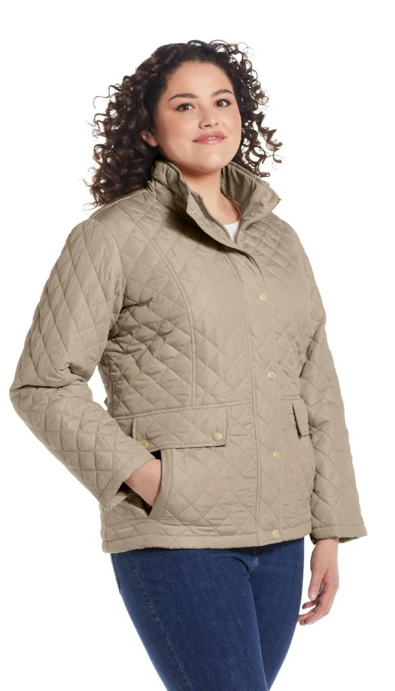 MODERN QUILTED BARN JACKET