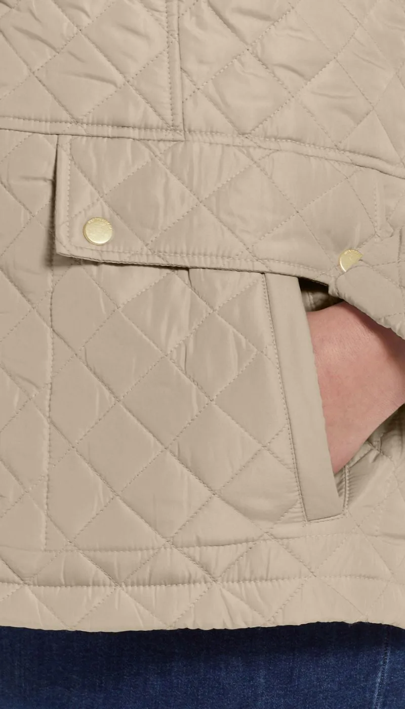 MODERN QUILTED BARN JACKET