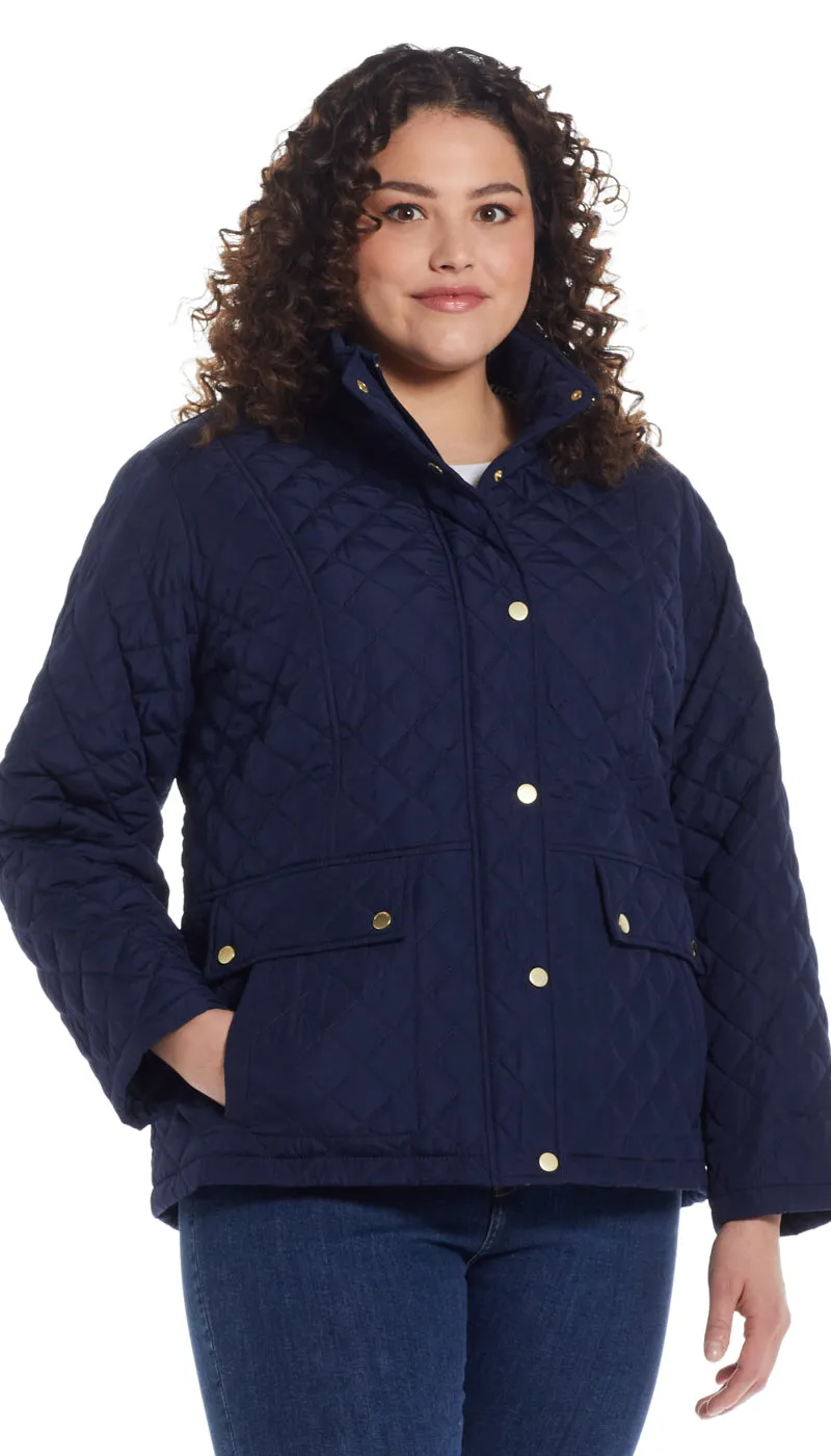 MODERN QUILTED BARN JACKET