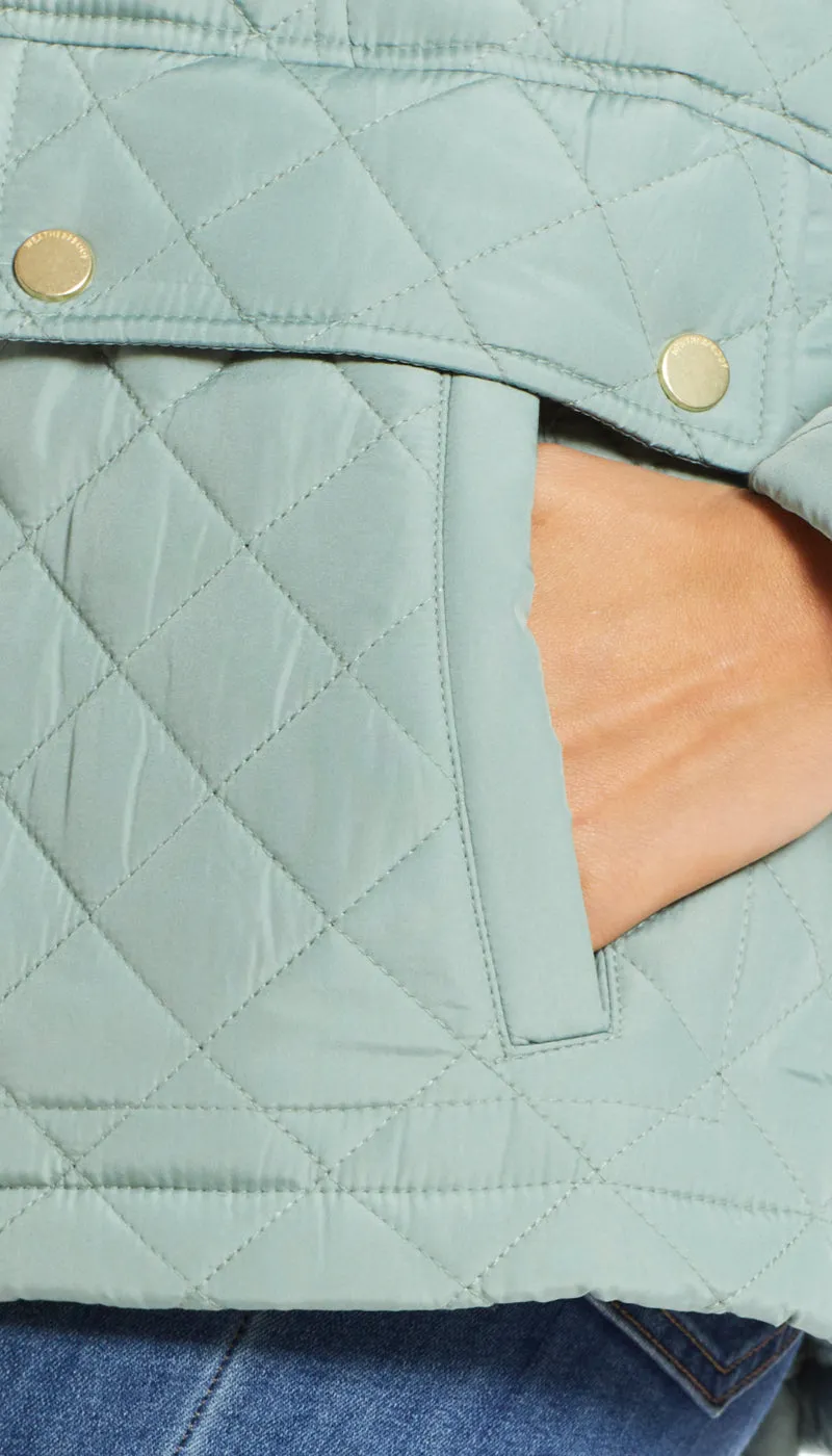 MODERN QUILTED BARN JACKET