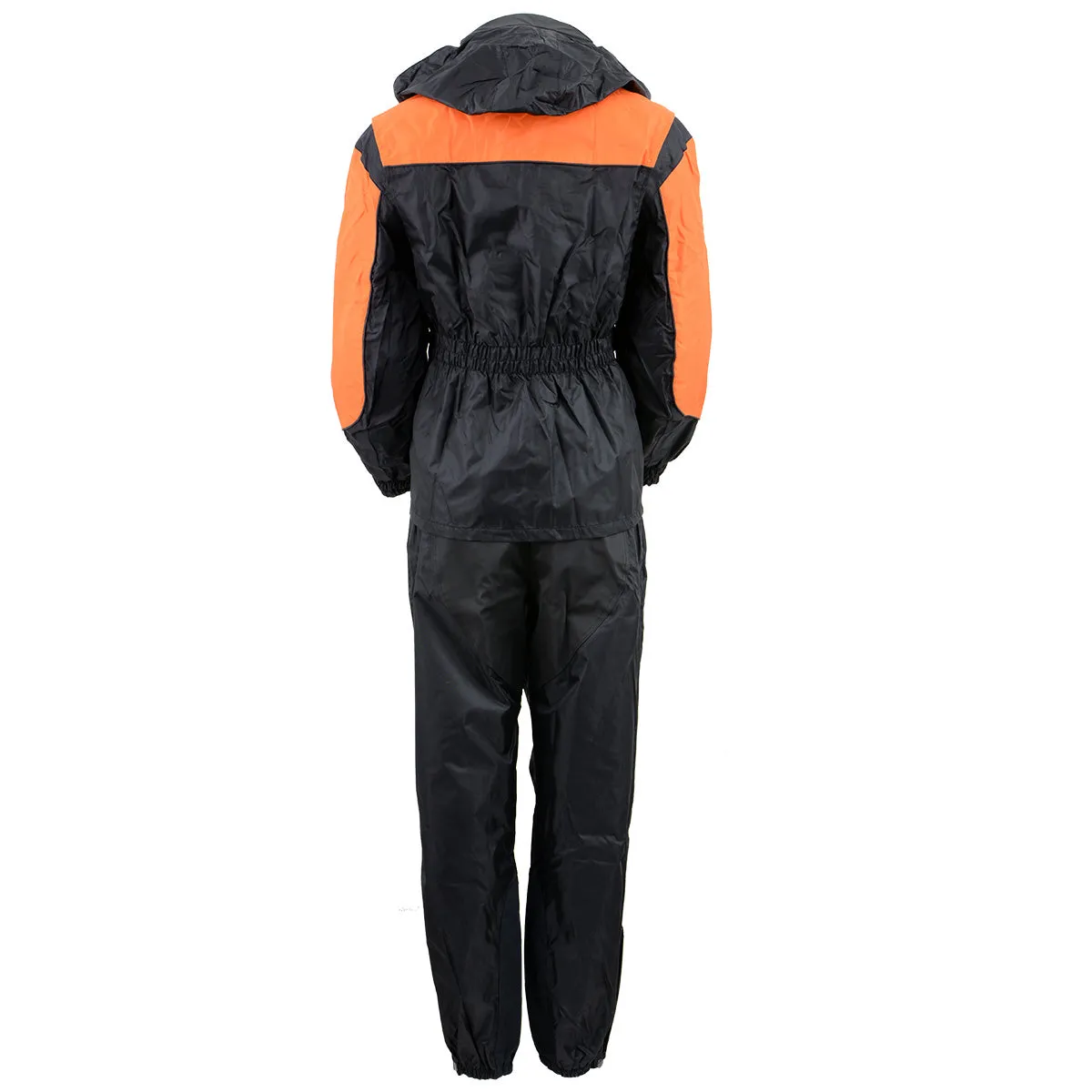 NexGen Ladies SH205101 Black and Orange Armored Hooded Water Proof