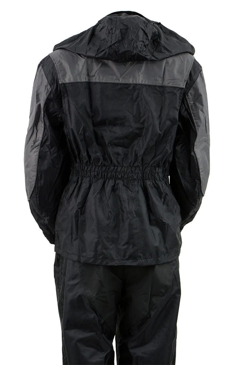 NexGen SH204901 Women's Black and Grey Armored and Hooded Water Proof