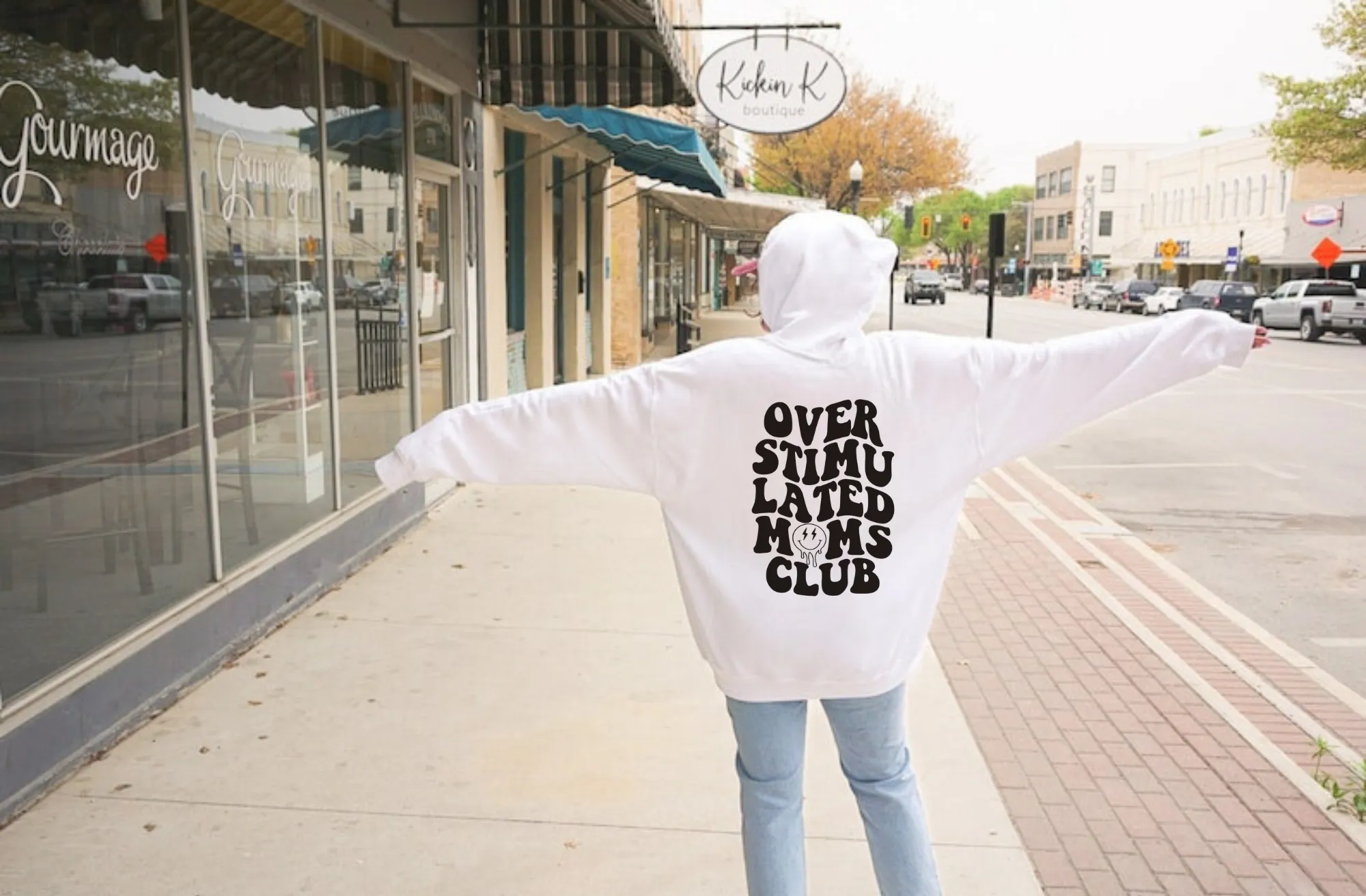 Overstimulated Moms Club Hoodie