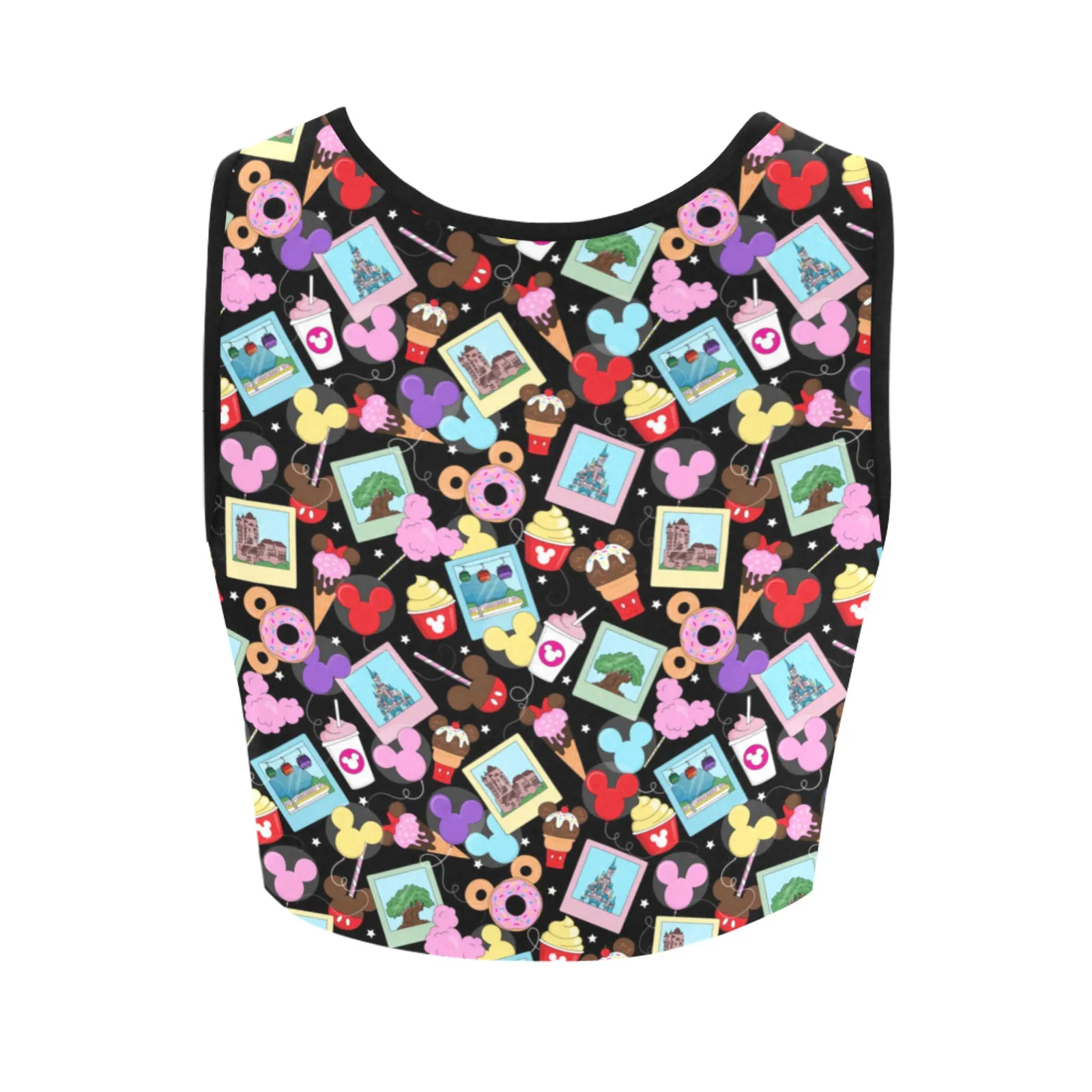 Park Polaroids Women's Athletic Crop Top