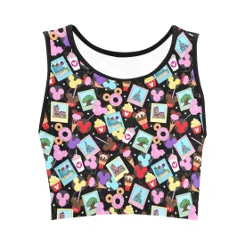 Park Polaroids Women's Athletic Crop Top