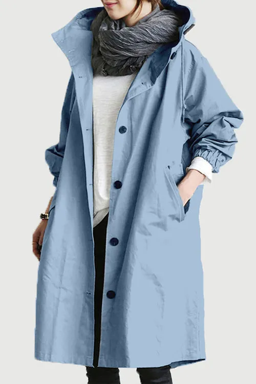 Peyton - Oversized Hooded Rain Jacket