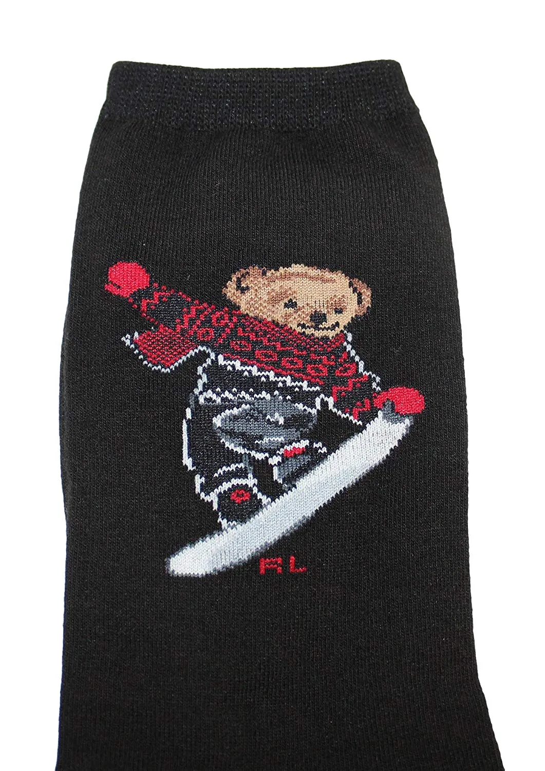 Polo Ralph Lauren Women's Snowboard Bear Trouser Socks