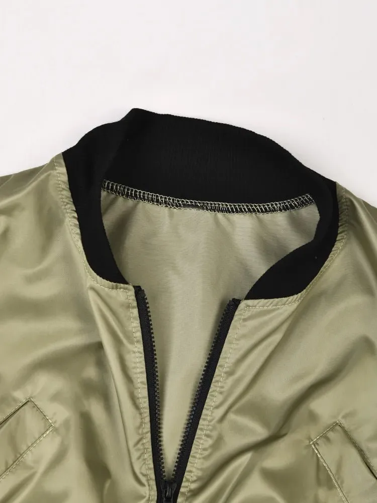 Pre Order:  Stretch Waist Zip-Up Jacket