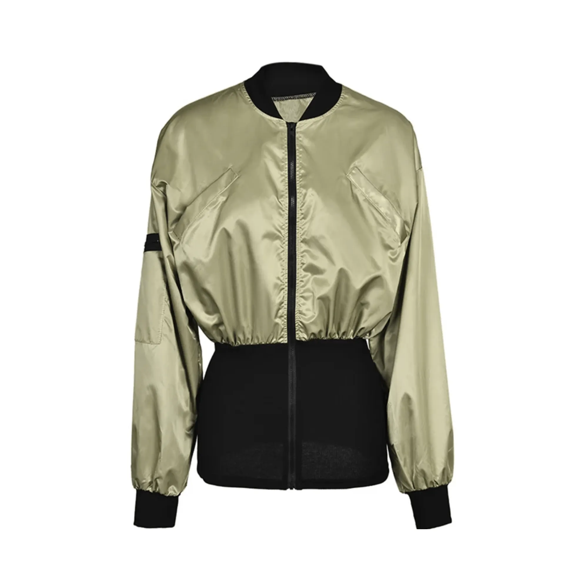 Pre Order:  Stretch Waist Zip-Up Jacket