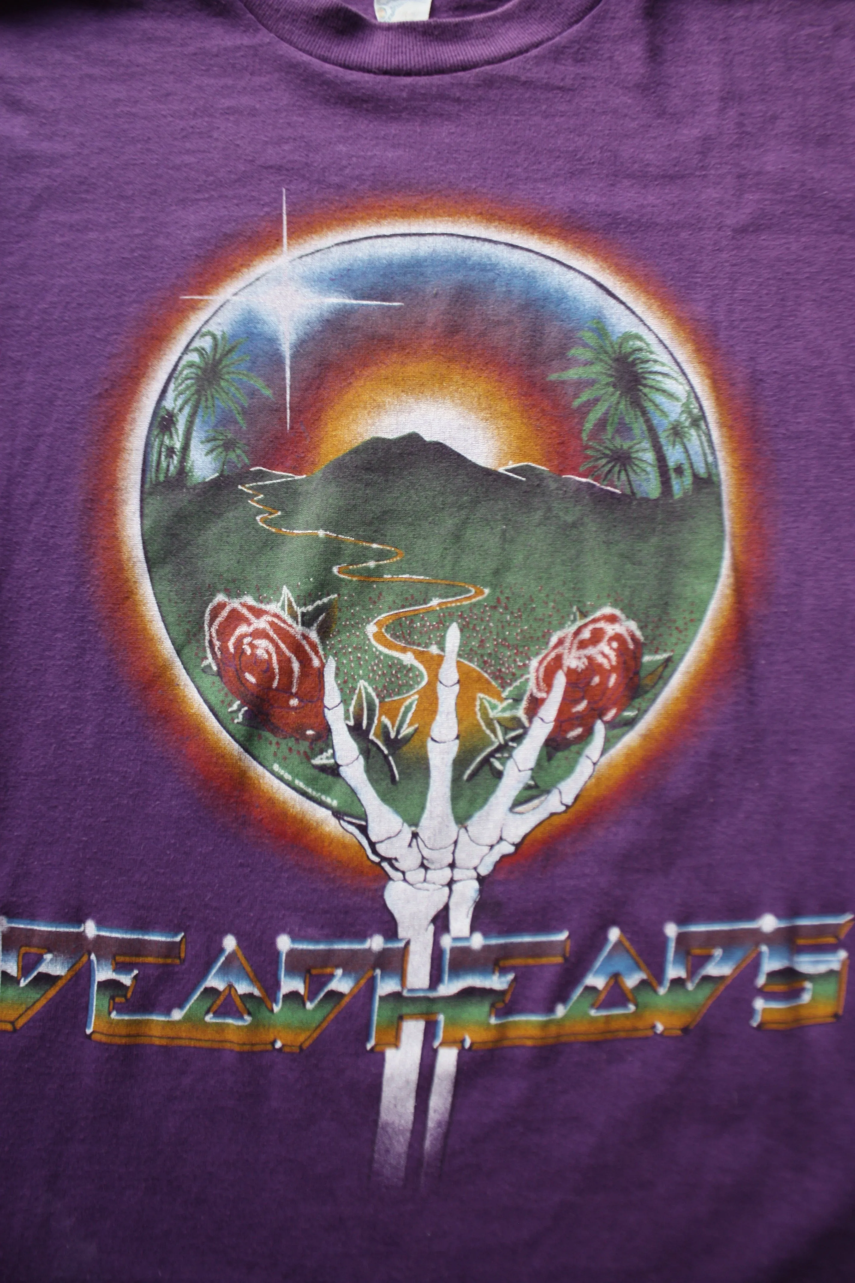 Purple Grateful Dead 1983 Summer Tour Shirt