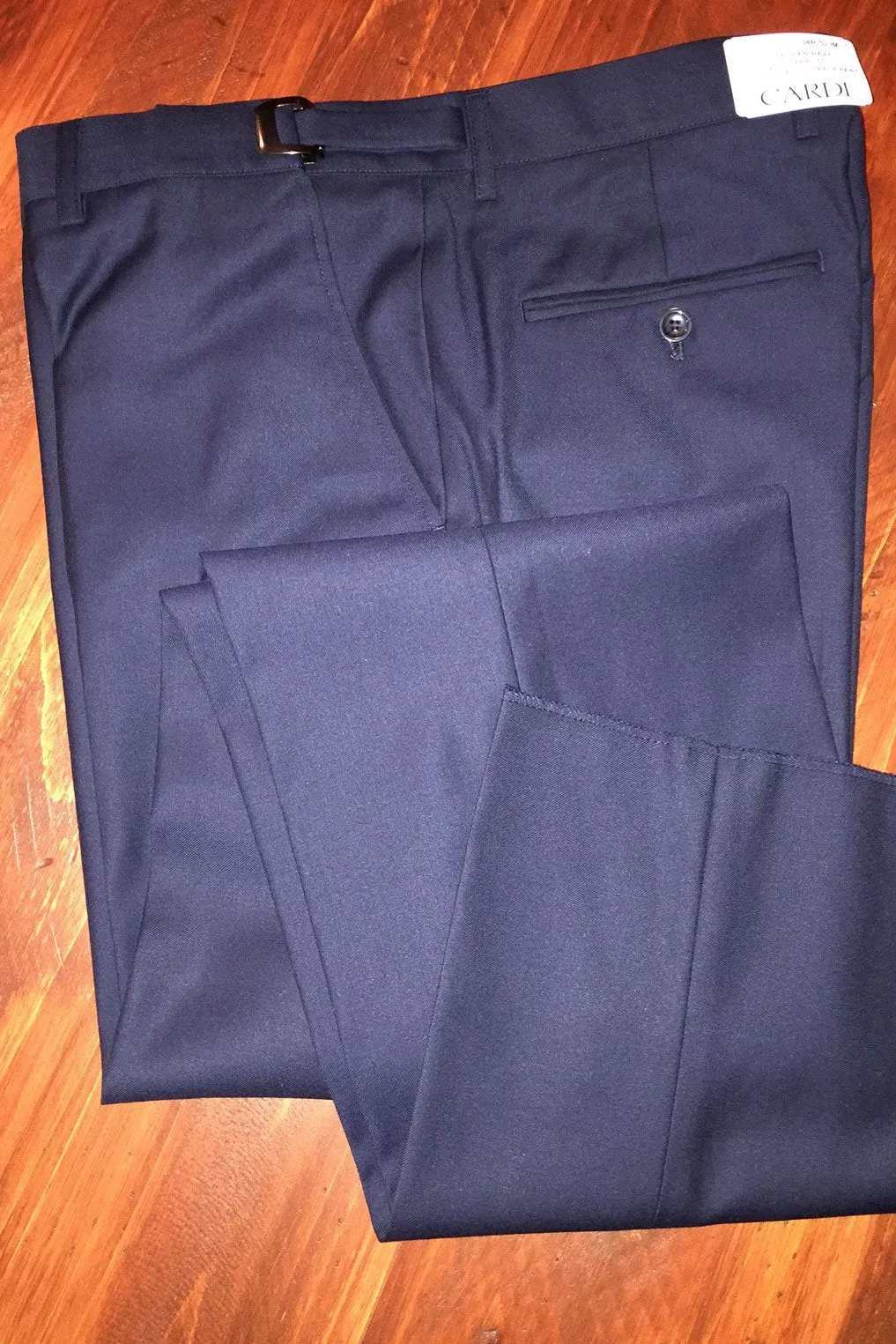 "Ethan" Kids Navy Super 150's Luxury Viscose Blend Suit Pants