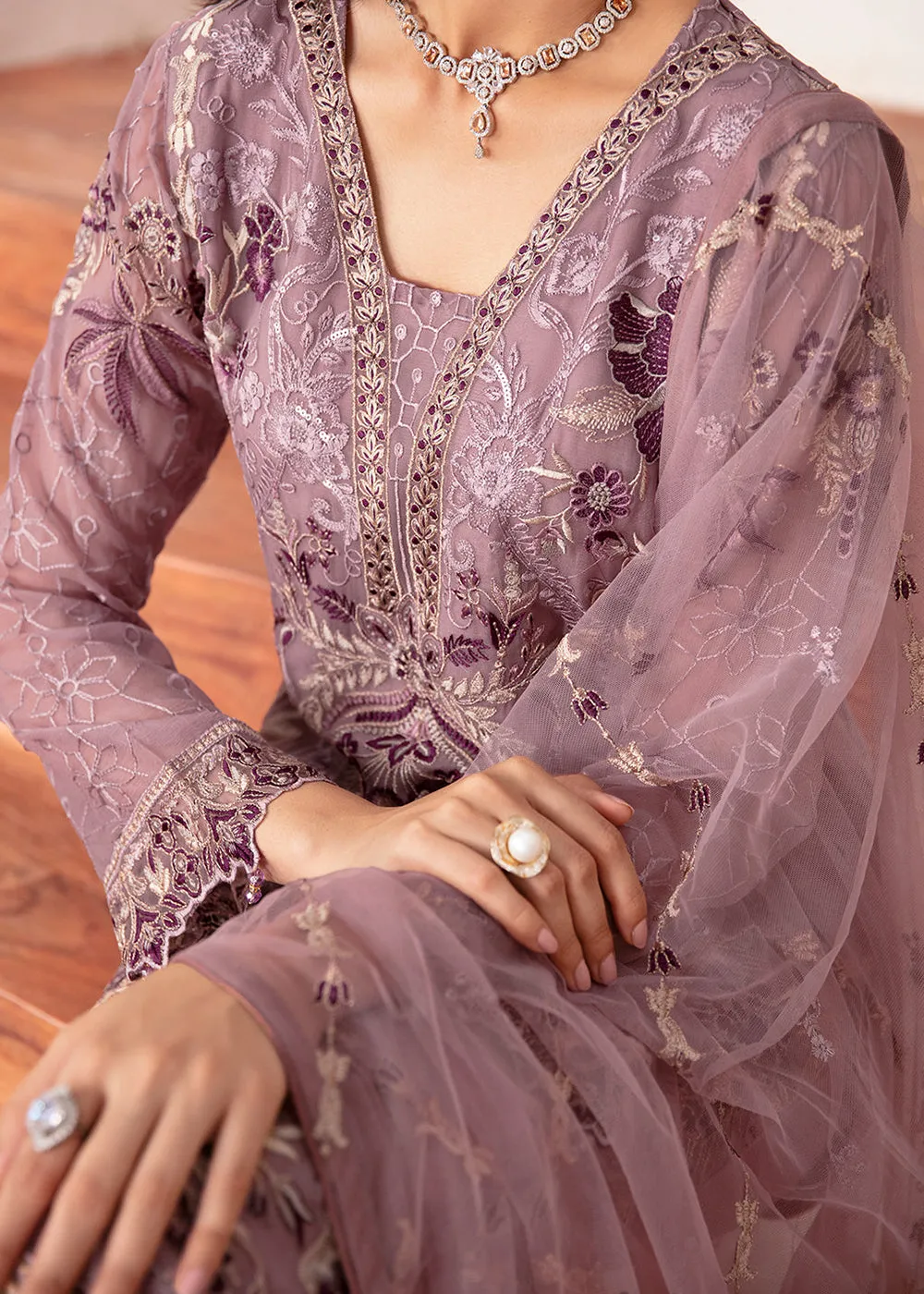 Rangoon Chiffon Collection 24 by Ramsha | D-1208