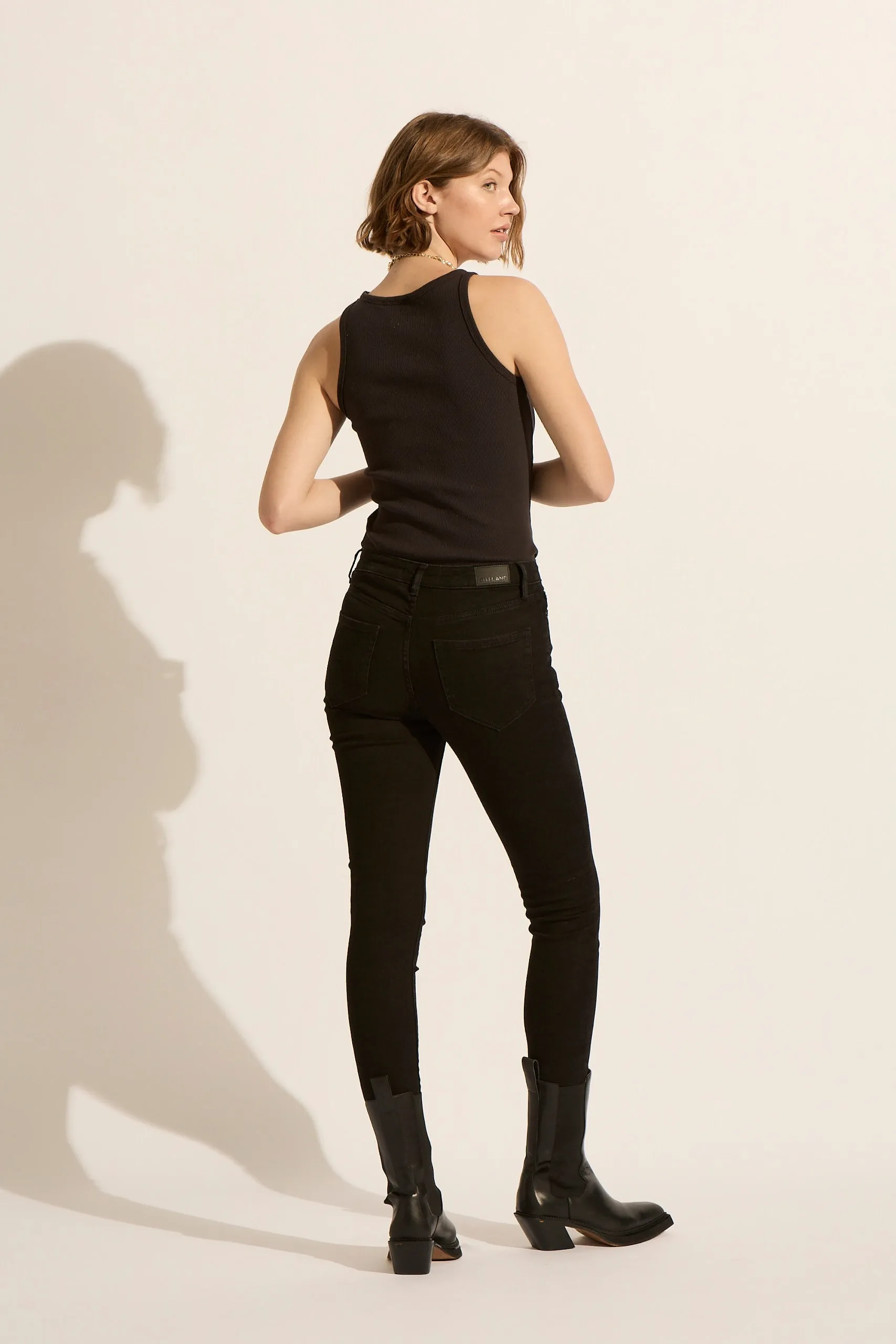 SALE - Harriet High Rise Skinny Jean - Black