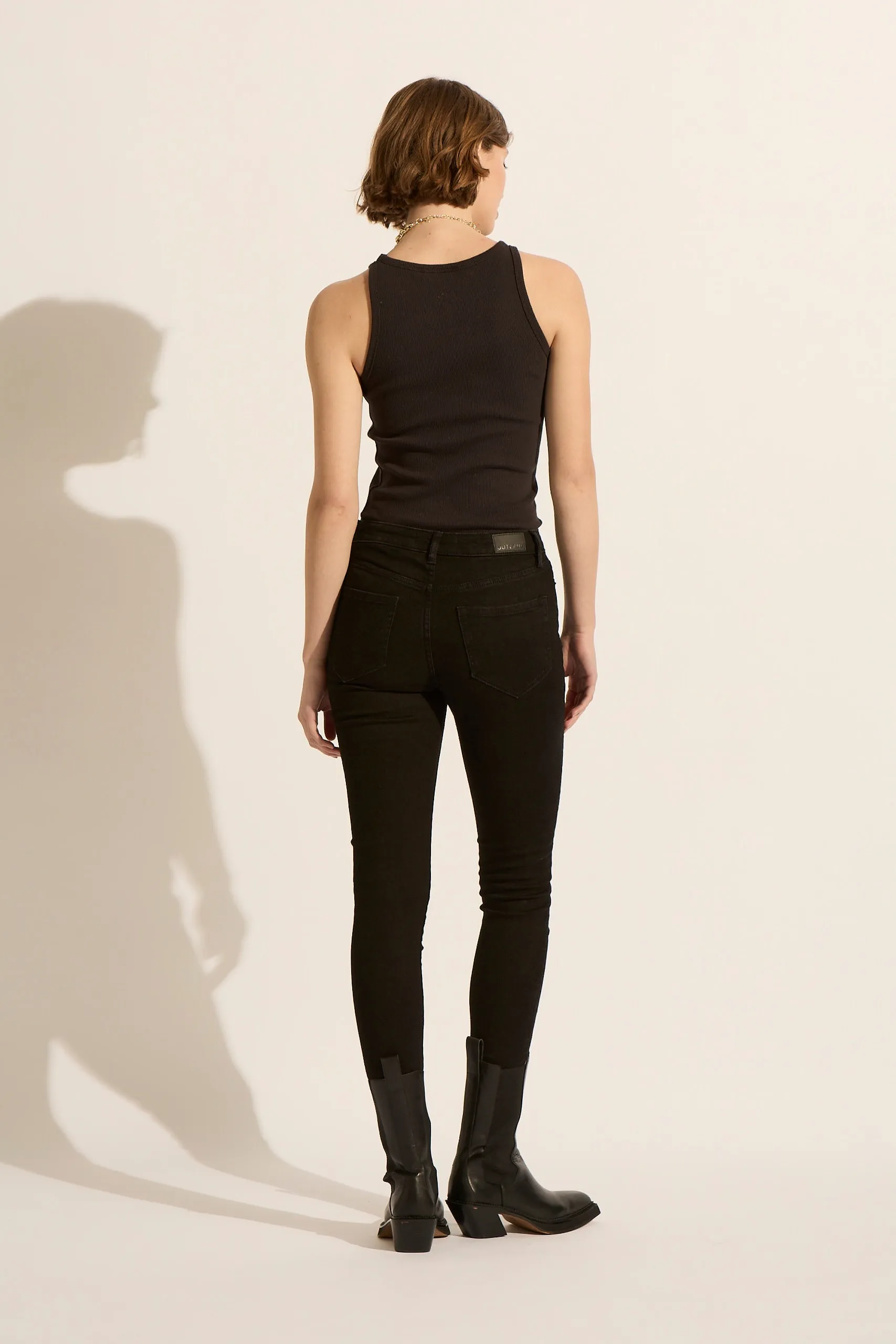 SALE - Harriet High Rise Skinny Jean - Black