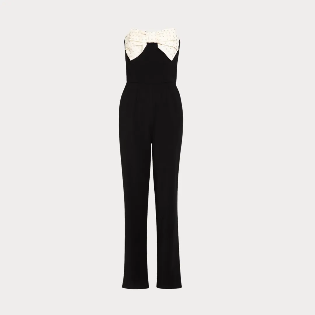 Saloni Sabine Jumpsuit - Black