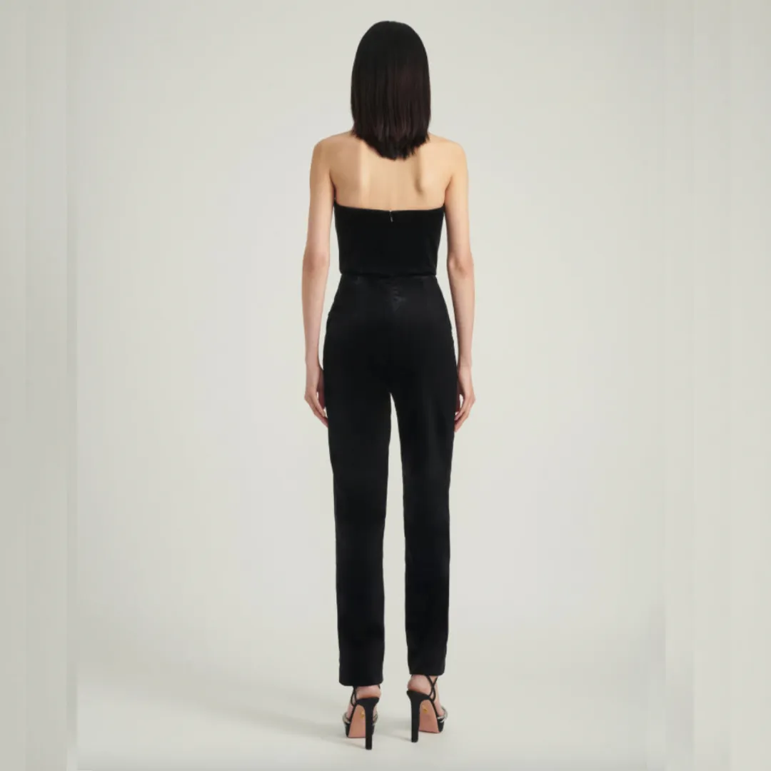 Saloni Sabine Jumpsuit - Black