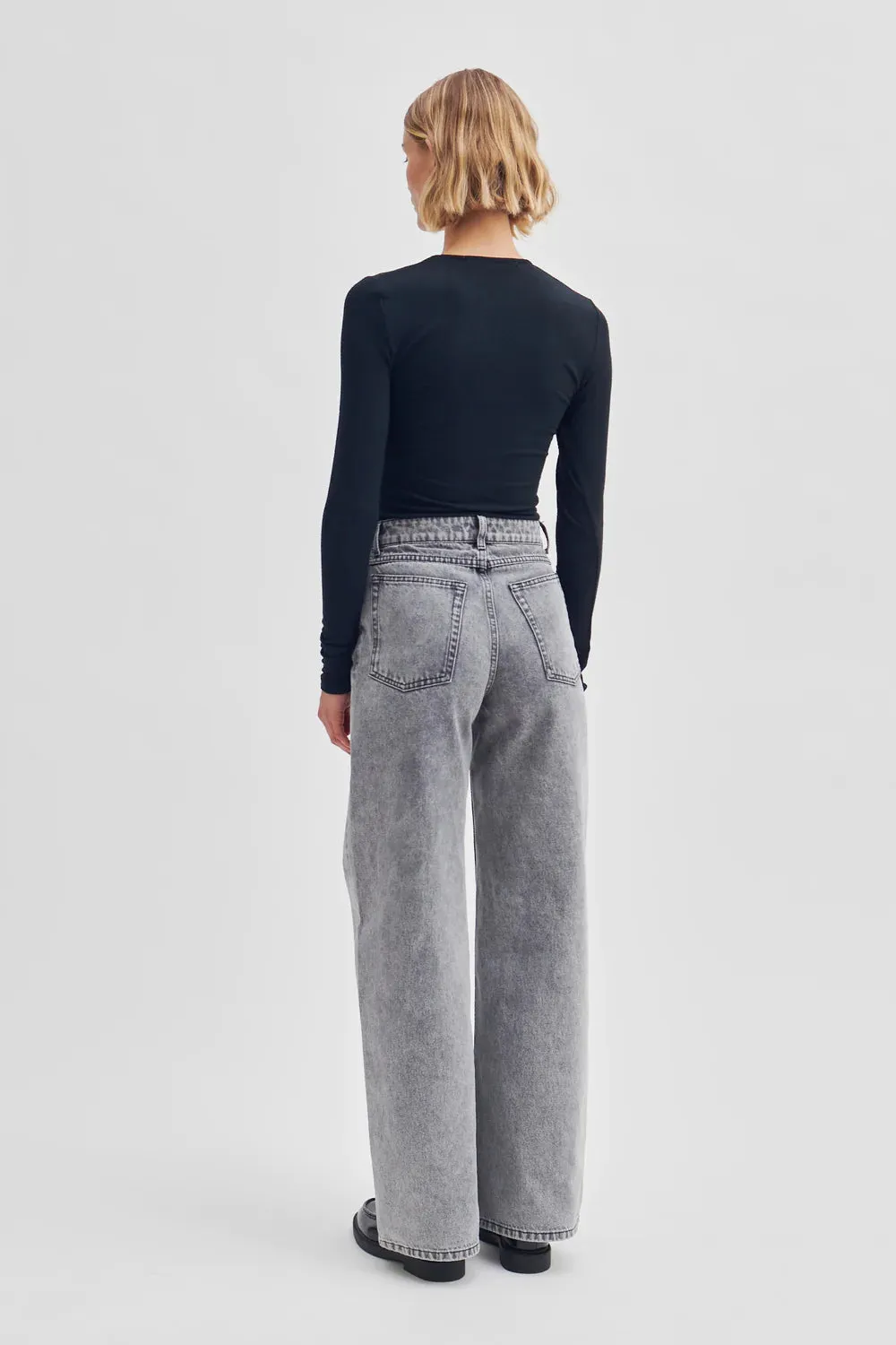 Second Female Corin Trousers in Denim Grey