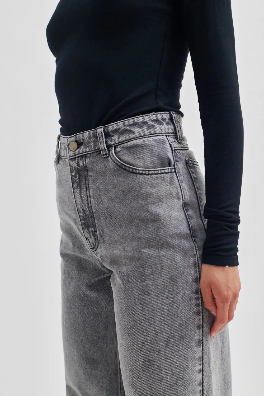 Second Female Corin Trousers in Denim Grey