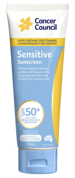 Sensitive Sunscreen SPF50  110ml