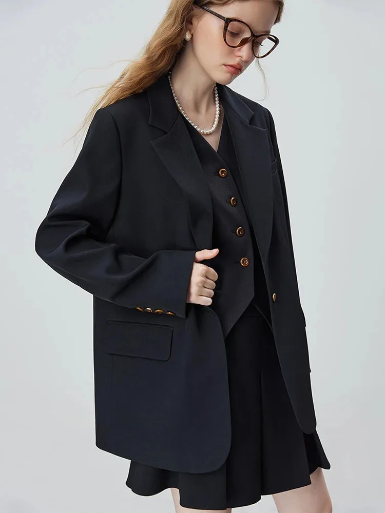 Simple Temperament Casual Popular All-match Loose Autumn New Chic Comfortable Coat