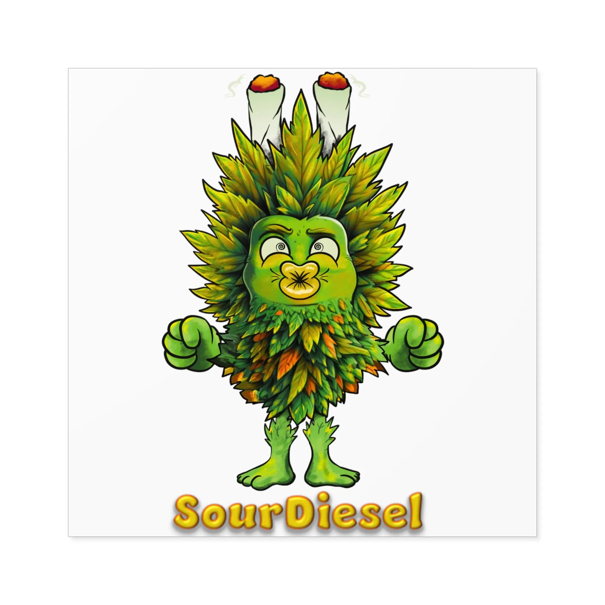 Square Stickers Alpha H2H SourDiesel