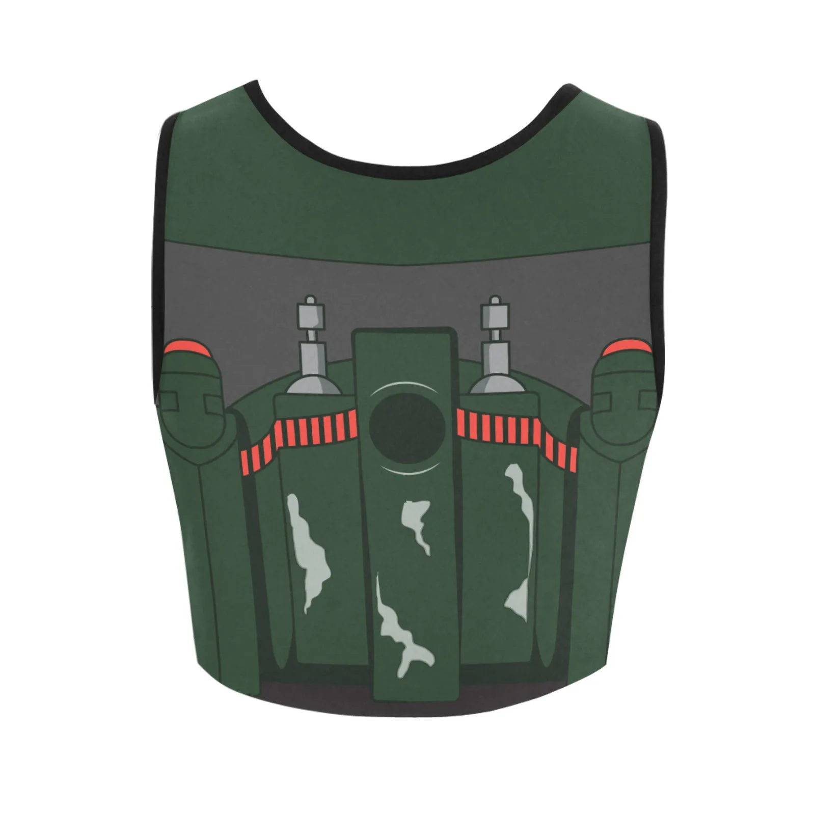 Star Wars Boba Fett Women's Athletic Crop Top