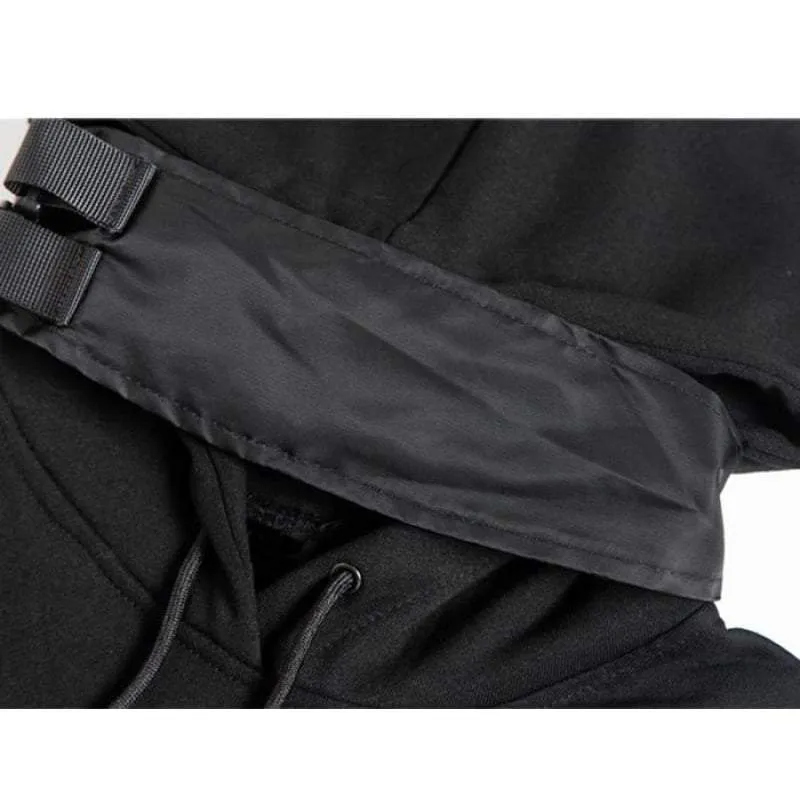 Techwear Hoodie with a Front Pocket