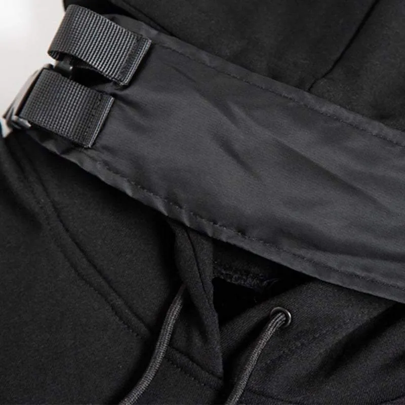 Techwear Hoodie with a Front Pocket