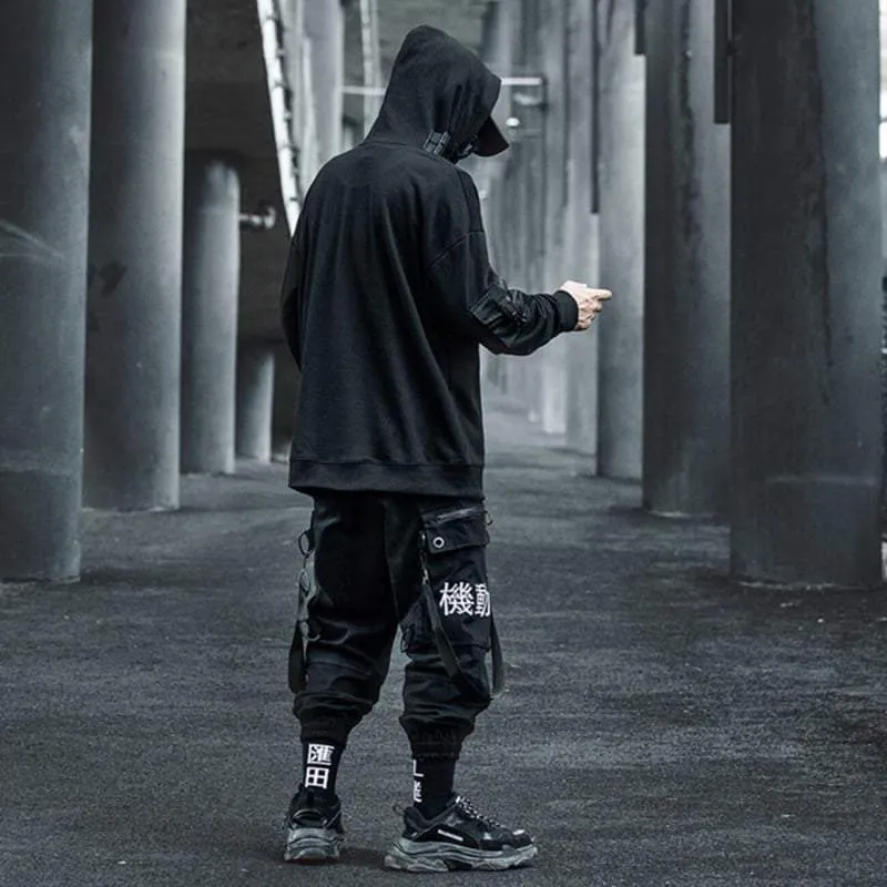 Techwear Hoodie with a Front Pocket