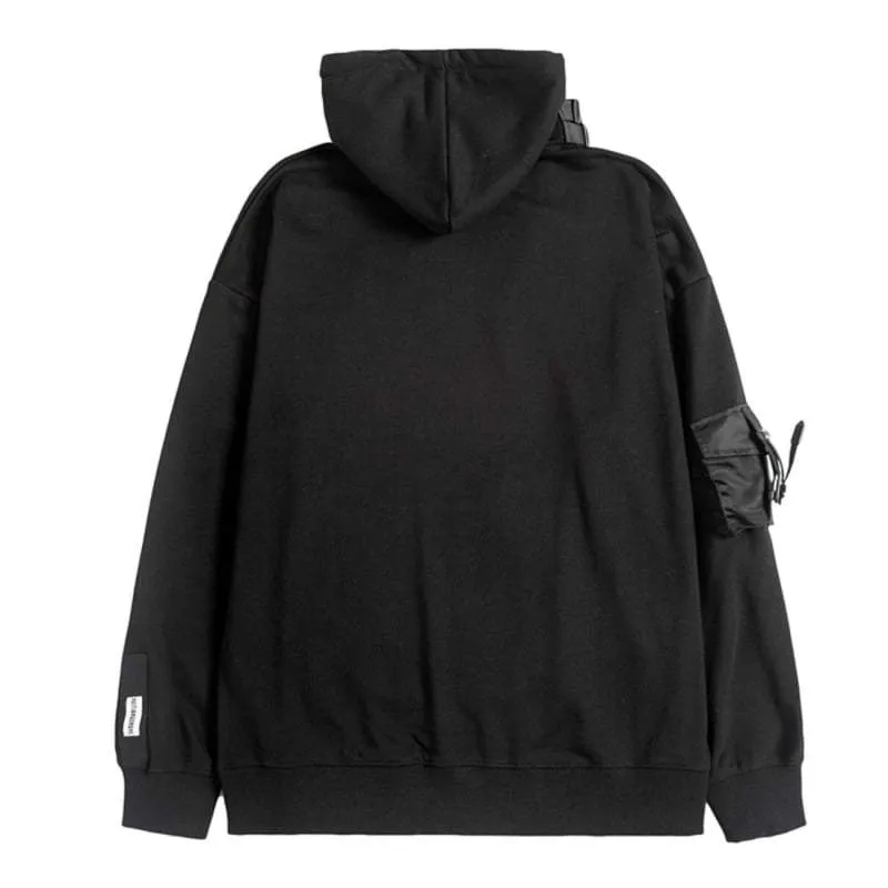 Techwear Hoodie with a Front Pocket