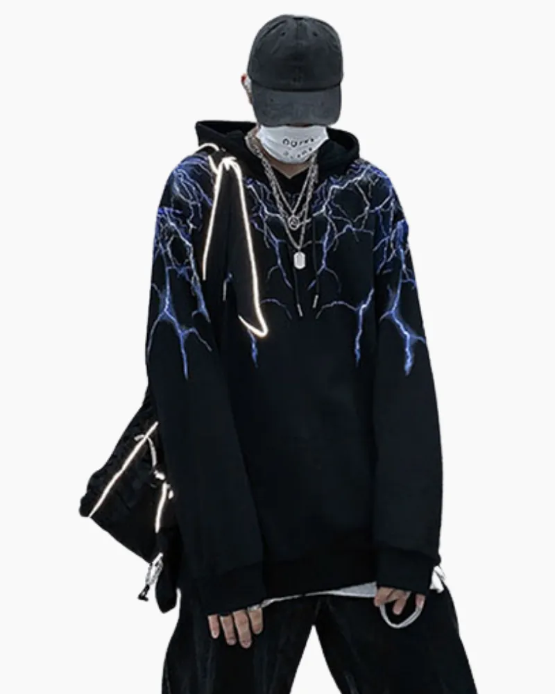 Techwear Lightning Hoodie