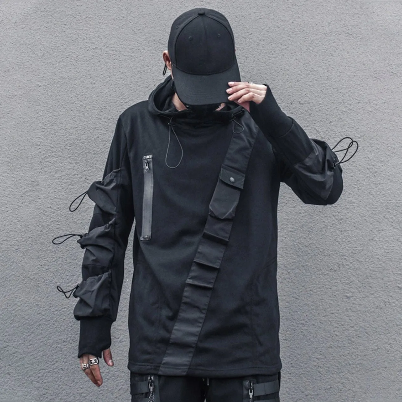 Techwear Multi Pocket Hoodie