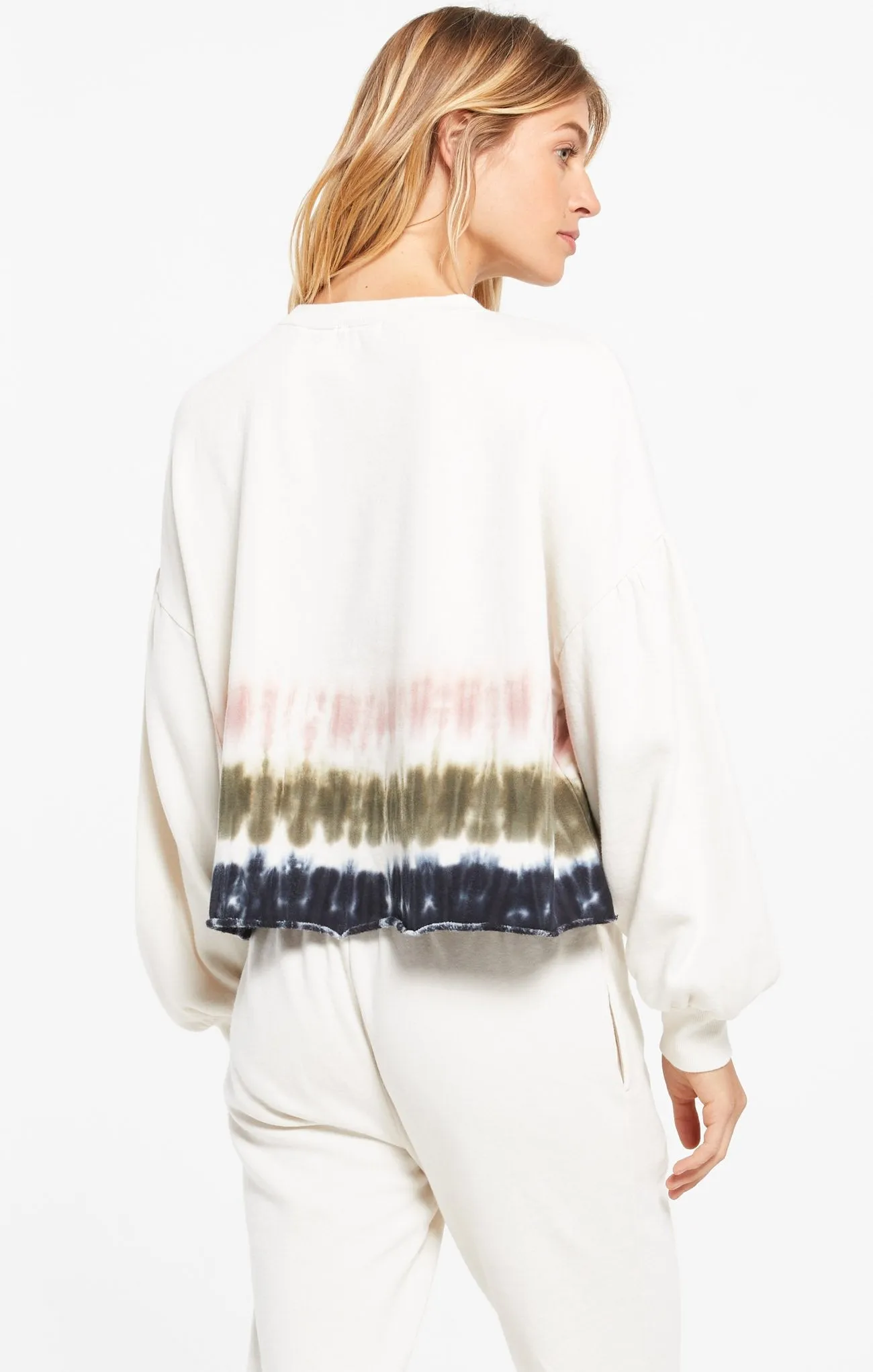 Tempest Stripe Tie-Dye Pullover