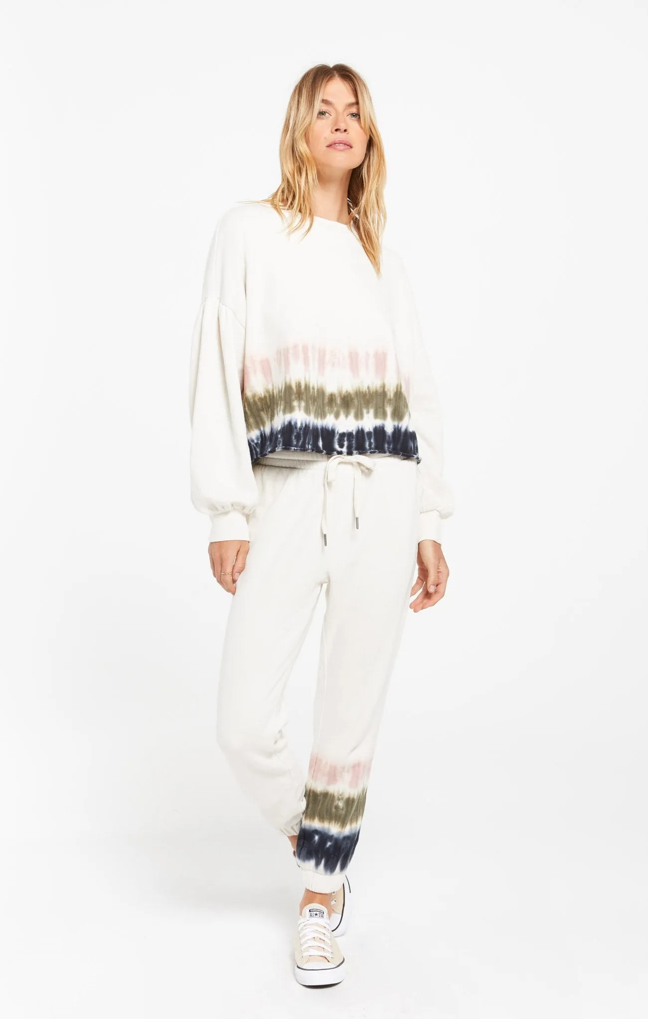 Tempest Stripe Tie-Dye Pullover